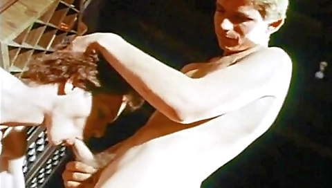 Short haired girl give here to her boyfriend a hot tub