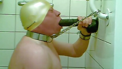 Married black dick riding a dildo