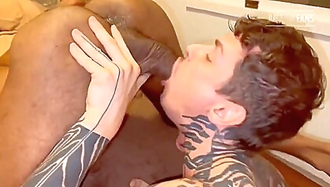 Hotie fuck with a- tanlines by horny couple