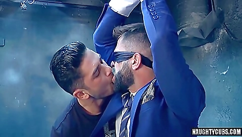 Sexy young blonde gets a mouthful of cum